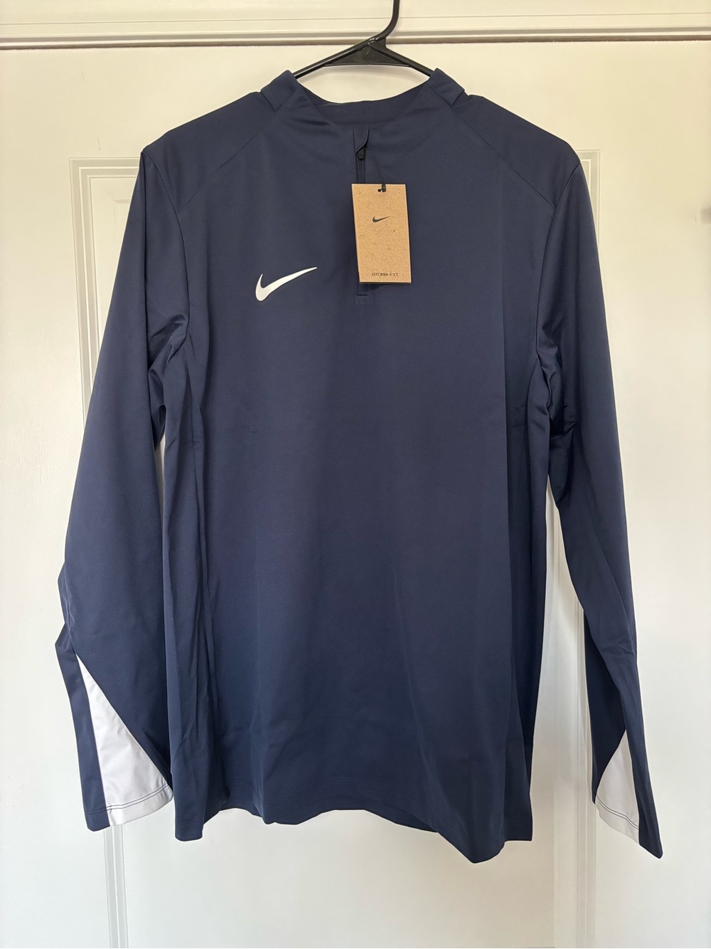 NWT Mens Nike Storm-FIT Strike Soccer Drill Top Navy Size Medium FD7587-455